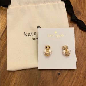 Kate spade owl earrings